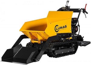 Lumag MD500HProS 500Kg 8HP Petrol Crawler Dumper With Shovel